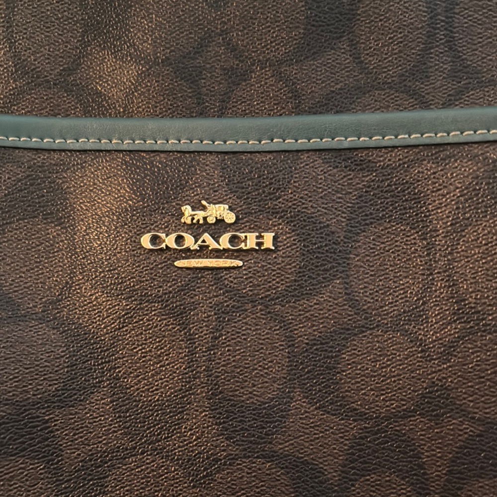Coach Brown Signature Crossbody Bag Set - Picture 2 of 10